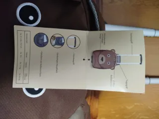 Trolley a forma di orso marrone