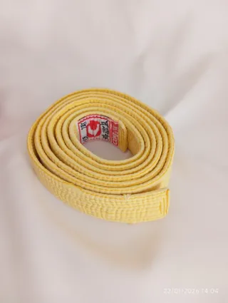 Cintura gialla arti marziali judo jujitsu karate
