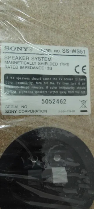 Altavoces Home Cinema Negro/Plata