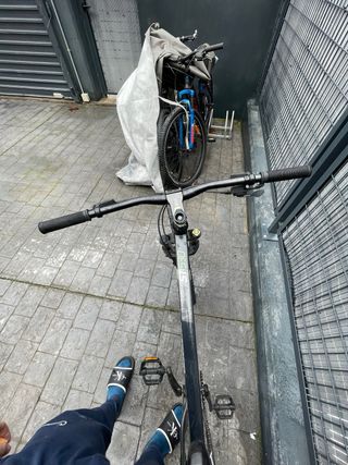 Bicicleta Rockrider Negra y Amarilla