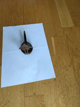 Candil antiguo de aceite.