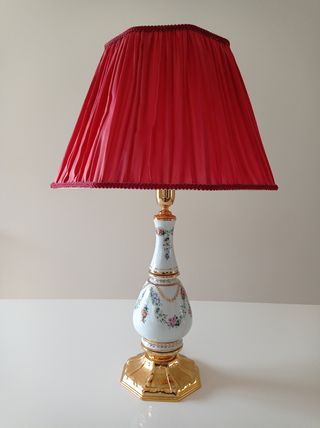 Lampada classica da tavolo in ceramica