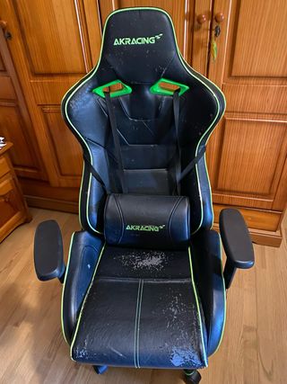 Silla Gaming AKRacing Negra y Verde