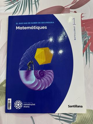 anexo a libro 1 bachillerato matematicas