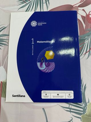 anexo a libro 1 bachillerato matematicas