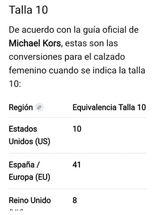 Michael Kors Tacones Negros Talla 41