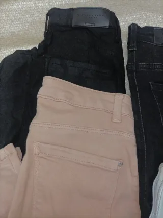 Lote 5 tejanos Zara y Stradivarius