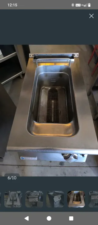 Freidora Mareno a gas 10L