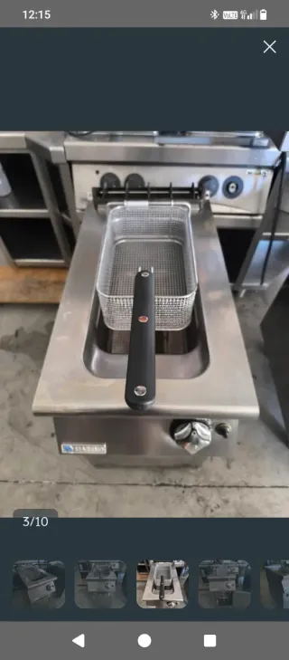 Freidora Mareno a gas 10L