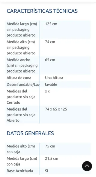 Parque/ cuna de viaje bebé azul marino y gris