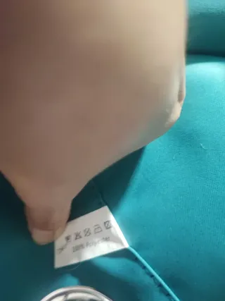 Cortinas opacas turquesa