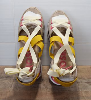 ZAPATILLAS TIPO ALPARGATAS CON CUÑA - GIOSEPPO