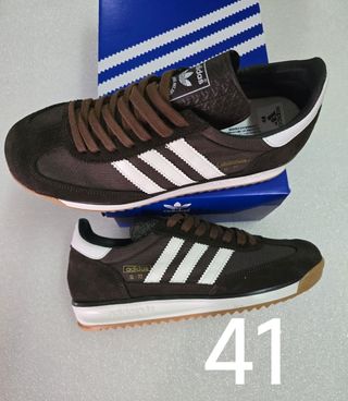 zapatillas numero 41 Marrón/Blanco