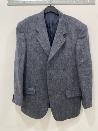 Giacca uomo in lana grigia