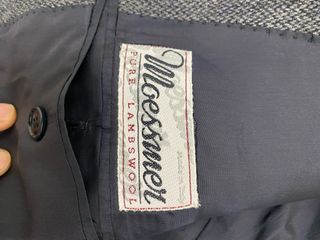 Giacca uomo in lana grigia