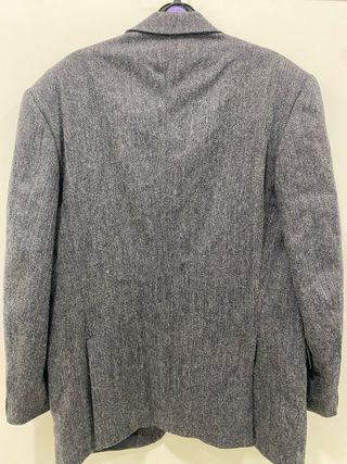 Giacca uomo in lana grigia