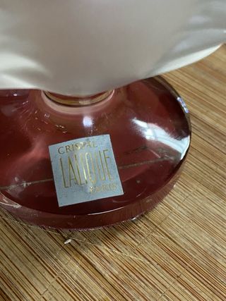 Lalique posacenere e accendino testa di leone