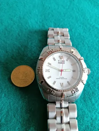 Reloj Time Force Vintage Hombre Plata/Blanco