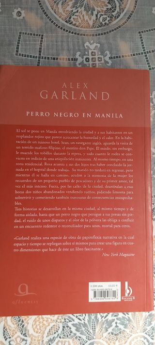 Alex Garland libros Coma Playa Perro