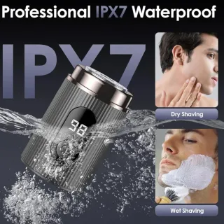 Mini Rasoio Elettrico Portatile USB-C Impermeabile