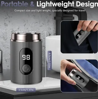Mini Rasoio Elettrico Portatile USB-C Impermeabile
