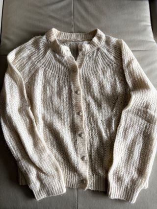 Chaqueta Zara Crema Talla L