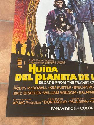 Póster Película Escape from the Planet of the Apes