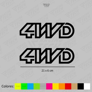 Pegatinas 4x4 AWD 4WD