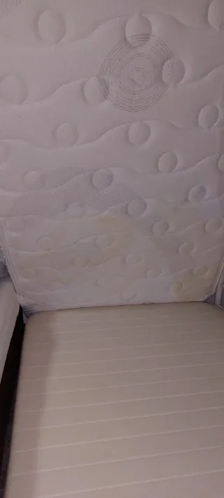 Colchón Flex y Base Tapizada 105cm