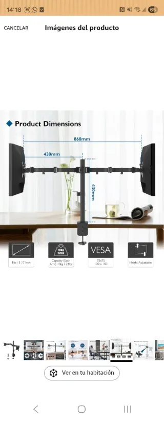 Ordenador de sobremesa + 2 monitores Lenovo 24"