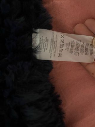 Bufanda pelo azul marino El Corte Inglés