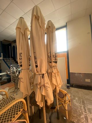 Sombrilla Estrella Galicia Beige