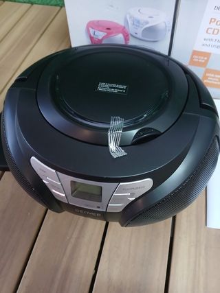 Denver TCU-206 CD/USB/FM/AUX Negro