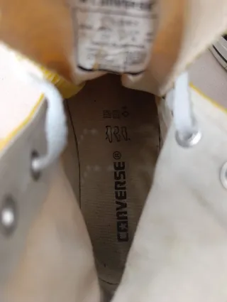 Converse Amarillas Talla 38