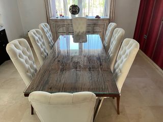 Conjunto mesa comedor alta calidad