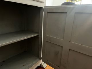 Mueble recibidor madera y metal