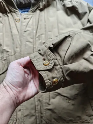 Chaqueta Bomber Burberry Militar Talla L caqui