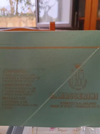 Cubitera con 6 vasos de cristal Para whiski