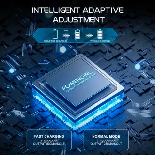 Cargador 12 Pilas AA/AAA Ni-MH