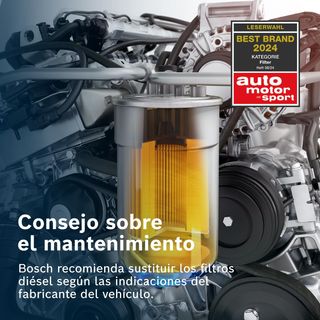 Bosch N0008 Filtro Diesel para Coche - Separa Part