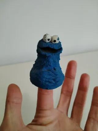 Marioneta de dedo del monstruo de las galletas