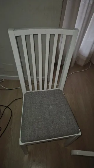 Mesa redonda Ikea + 4 sillas