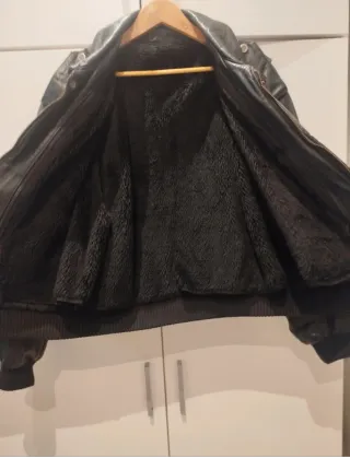 Giacca vintage pelle U.S. Force Taglia 52