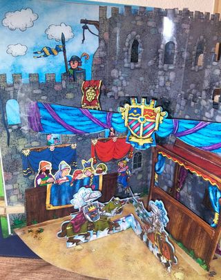 4 Libros para jugar Selva/Castillo/Granja/Mar