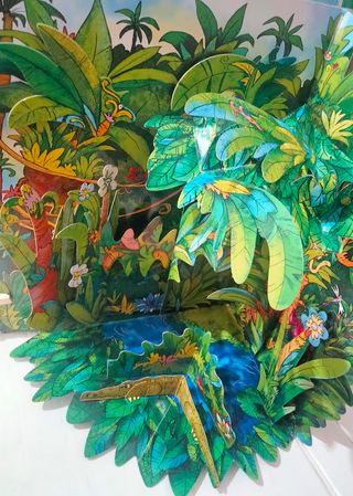 4 Libros para jugar Selva/Castillo/Granja/Mar