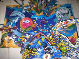 4 Libros para jugar Selva/Castillo/Granja/Mar