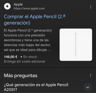 Apple Pencil 2da Gen