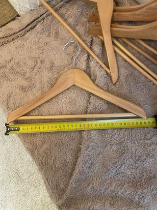 Perchas madera niños (pack 6)