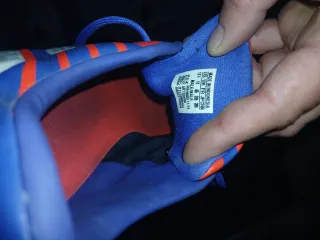 Botines Adidas Predator Fútbol/Rugby Azul/Naranja