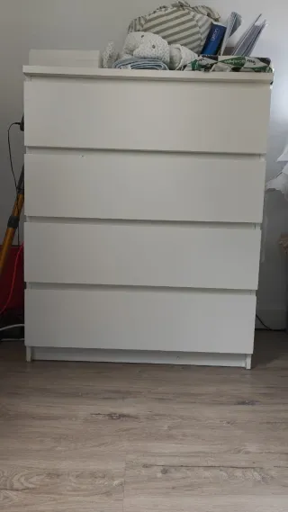 Cómoda Malm Ikea Blanca